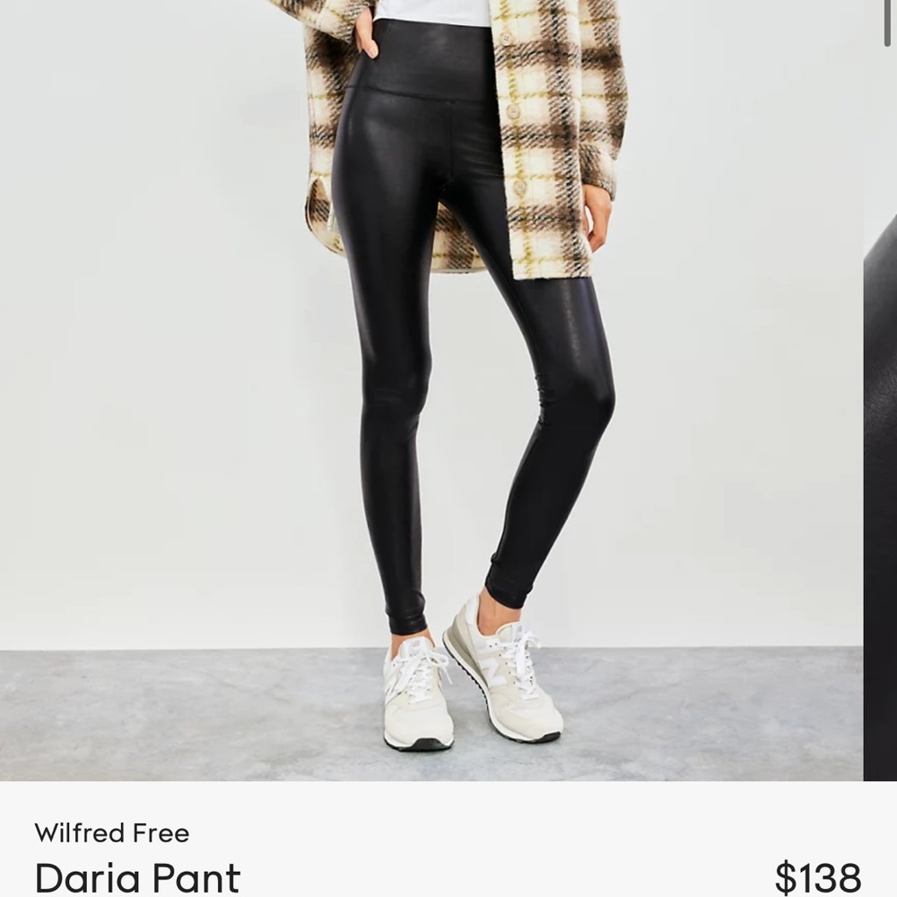 Aritzia Daria Leather Legging